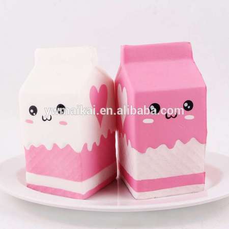 Japan hot selling kawaii squishy slow rising milk for stress release